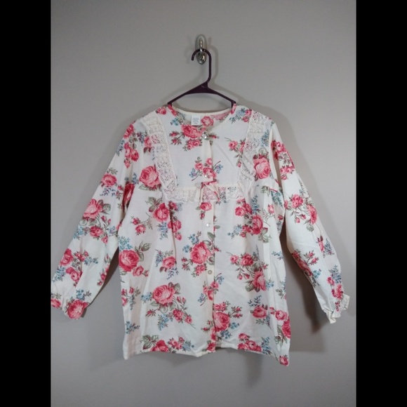 Vintage Sears 2-pc floral pajama set Size 38 - Picture 2 of 8